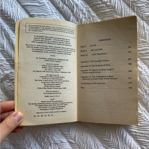 DUNE - Ace Special 25th Anniversary Edition 1990 - Picture 5 of 5